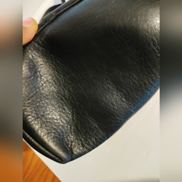 Vintage COACH Daypack Black Leather Drawstring Mini Backpack Bag 9960 US… - Picture 13 of 15